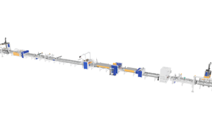 Dây chuyền máy dán phủ bề mặt keo GXY-PUR-1400B10
