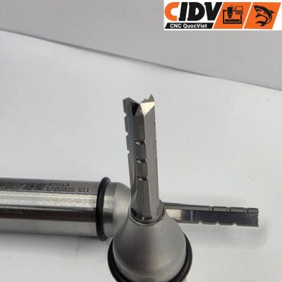 Mũi Phay CNC Tideway 3 Me Thẳng 5x22mm (Cốt 12) (3)