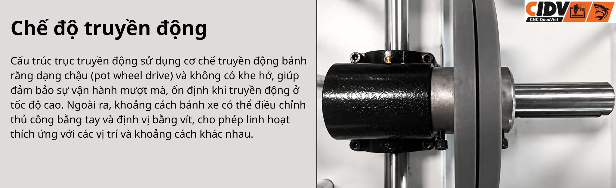 Chế độ truyền động máy bọc khuôn bao (bọc profile) keo PUR