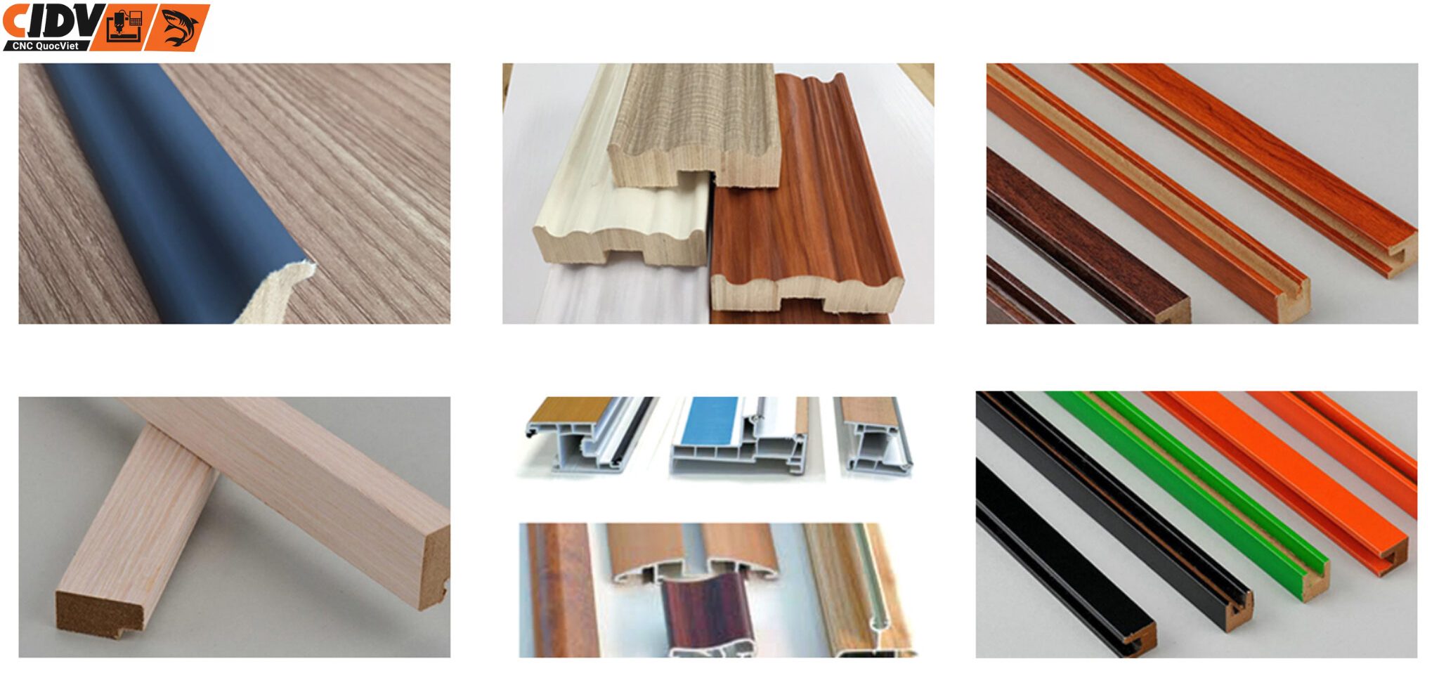 Mẫu khuôn bao gỗ bọc màng PVC